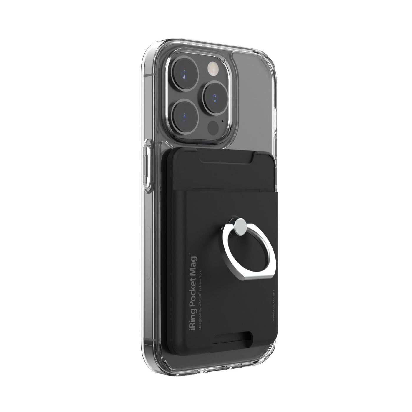 iRing® Pocket Mag - Porte-cartes iPhone - Anneau de téléphone - Support de téléphone - Magnétique