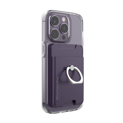 iRing® Pocket Mag - Porte-cartes iPhone - Anneau de téléphone - Support de téléphone - Magnétique