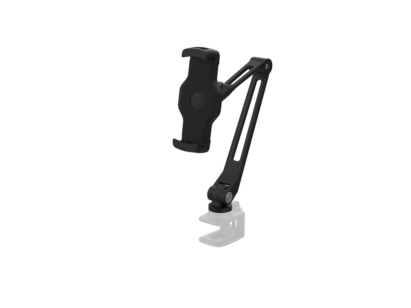 iRing Easy Lock Mount - Bras et support de téléphone universel - Bras réglable - Pince solide - Rotatif - Pour smartphone et tablette